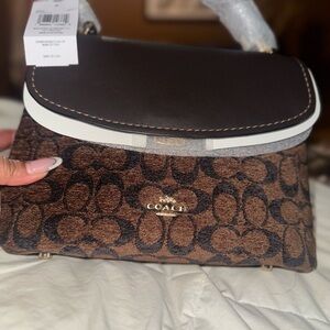 Coach Emory Top Handle in Chenille Signature Print